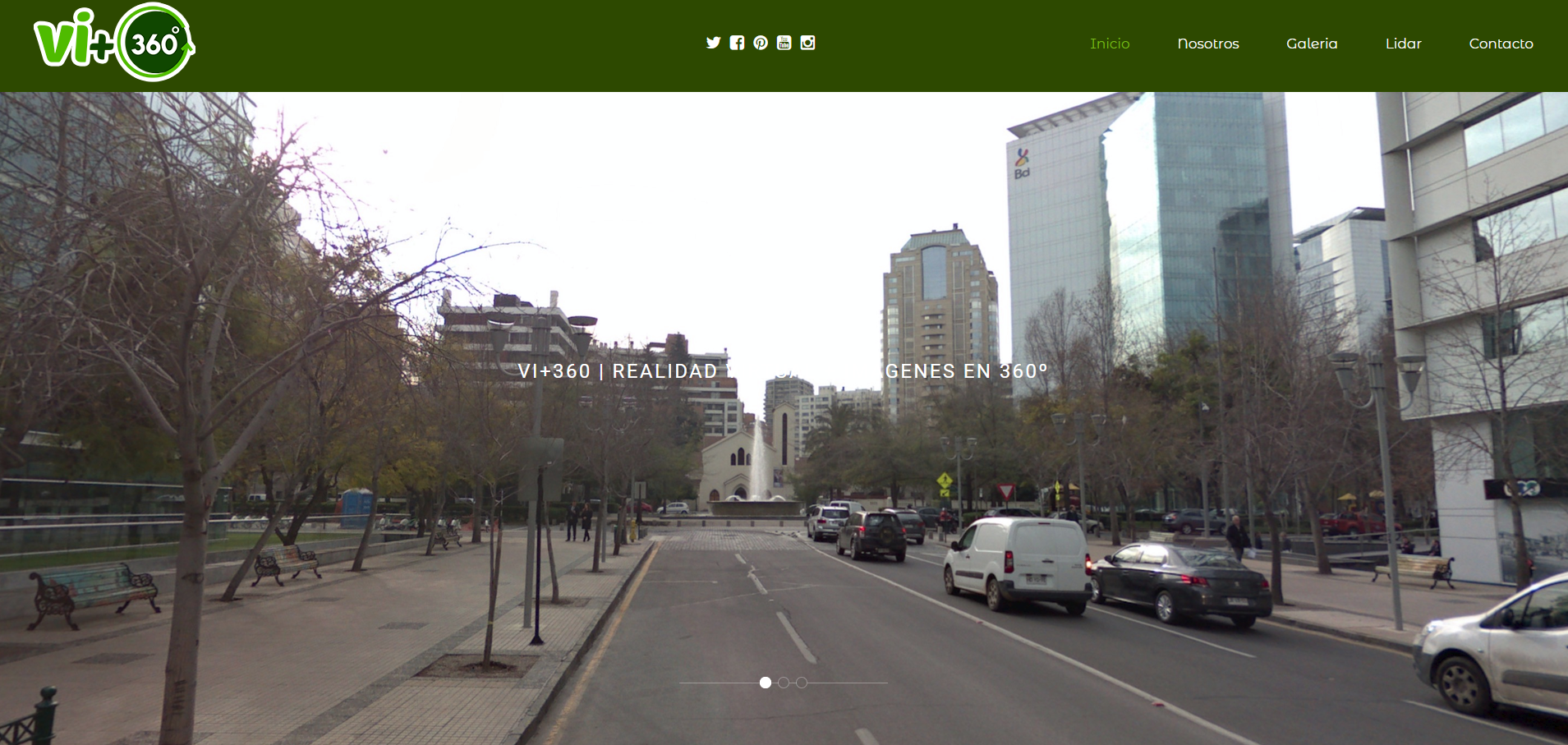 Vista del proyecto VIM360.cl
